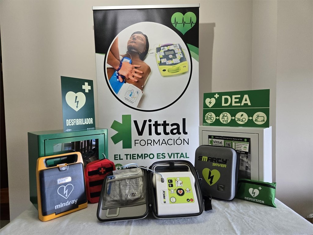 Entrega de desfibriladores (DESA) en octubre