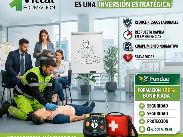 Formación en primeros auxilios: Por qué invertir en seguridad es la decisión más rentable para tu empresa.